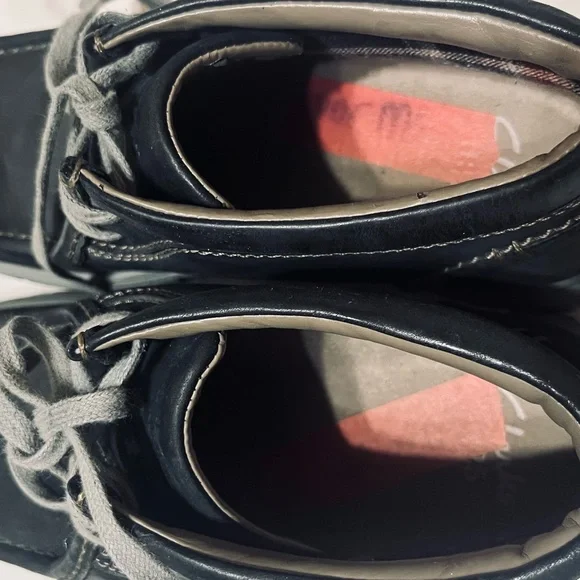 Clarks Milloy Black Leather Chukka Mid Boot size 8.5 - Picture 9 of 12